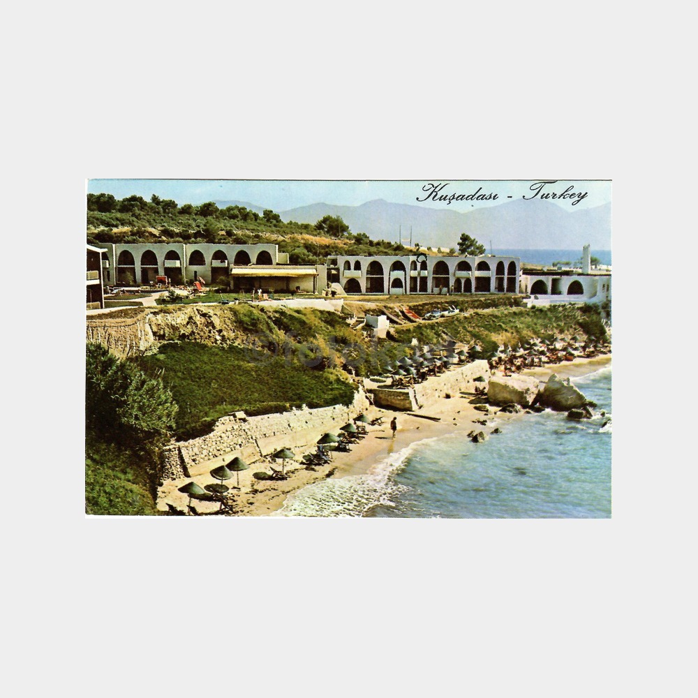 1979 Kuşadası Genel Görünüş Kartpostal