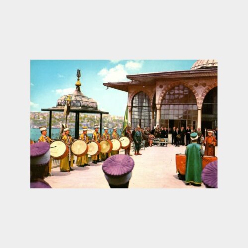 Mehter ve Topkapı Sarayı Bağdat Köşkü Kartpostal
