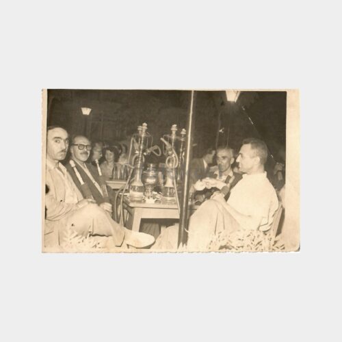 1950 Nargile Masası Görünüş Fotoğraf