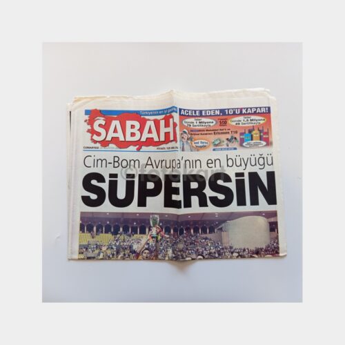 2000 Sabah Gazetesi - Galatasaray-Real Madrid
