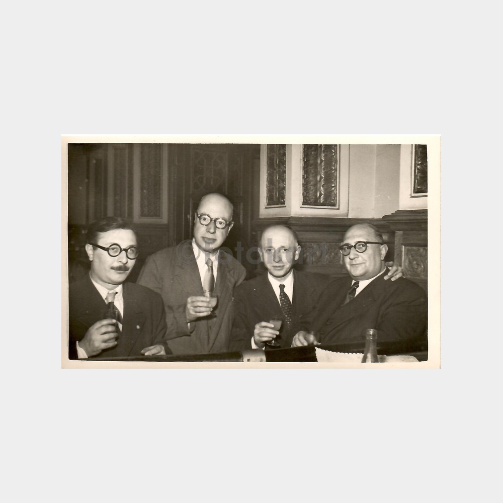 1954 Sağlık Bakanı E. H. Üstündağ Konulu 4 Adet Fotoğraf - Görsel 3