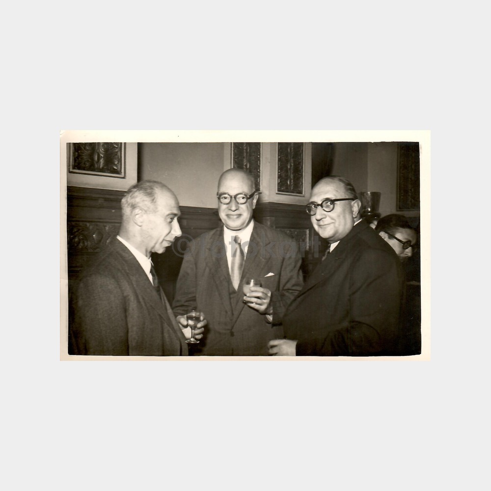 1954 Sağlık Bakanı E. H. Üstündağ Konulu 4 Adet Fotoğraf - Görsel 5
