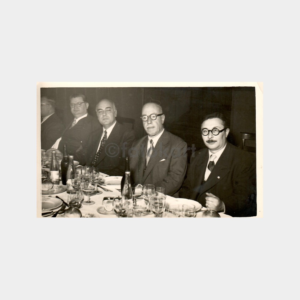 1954 Sağlık Bakanı E. H. Üstündağ Konulu 4 Adet Fotoğraf - Görsel 7