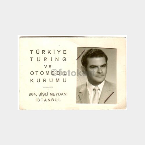 1970 Turing Otomobil Kurumu Üye Kartı